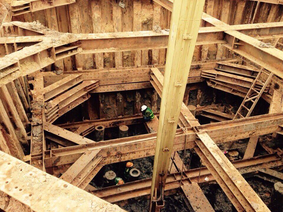 Thi công cọc cừ larsen và hệ văng chống tại công trình: Nhà máy thức ăn chăn nuôi ANCO - Nghệ AN